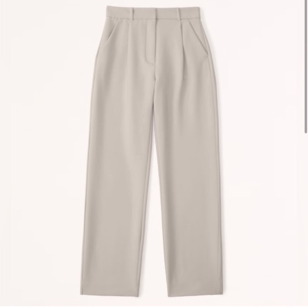 Abercrombie Relaxed Tailored Straight Pants